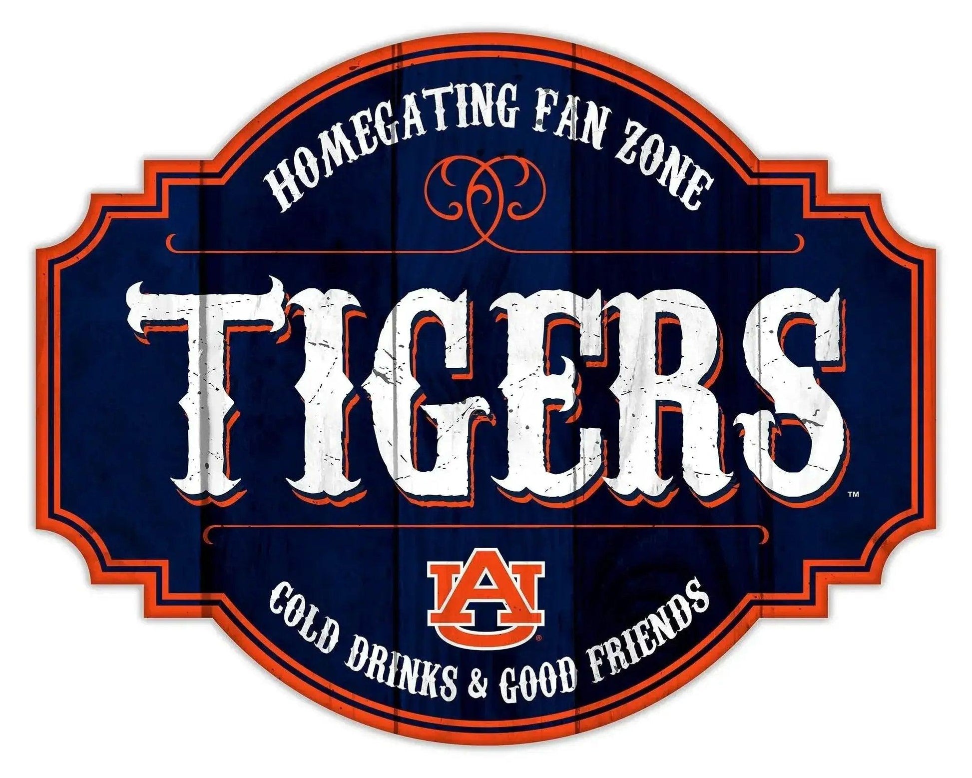  Auburn Tigers Wood Sign 12 Inch Homegating Tavern Decor -  ToylandEU™