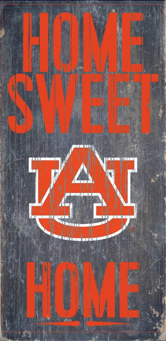 Auburn Tigers Wood Sign Home Sweet Home 6x12 Rope Hanging - ToylandEU