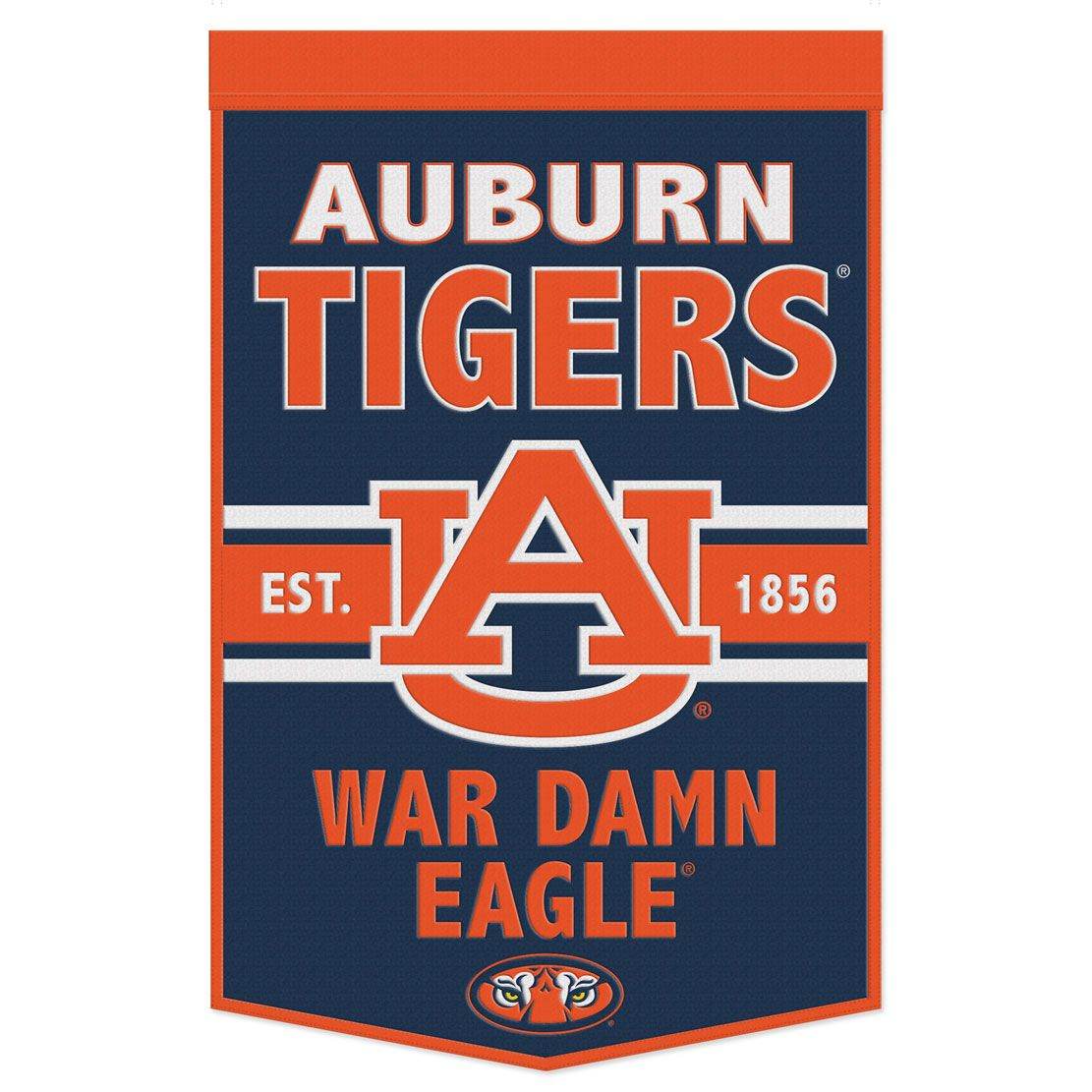 Auburn Tigers Wool Banner 24x38 Dynasty Slogan Design - ToylandEU