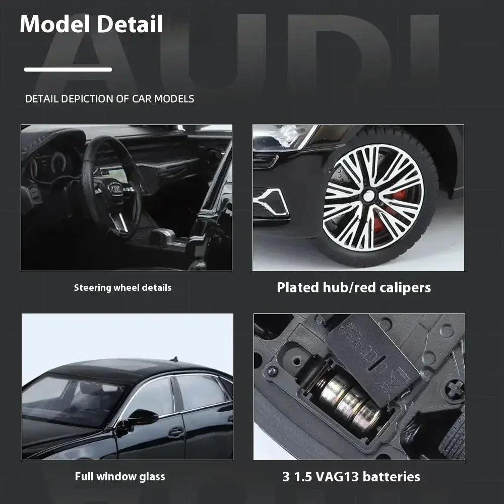  Audi A6L Diecast Model With Sound And Light -   -  ToylandEU™