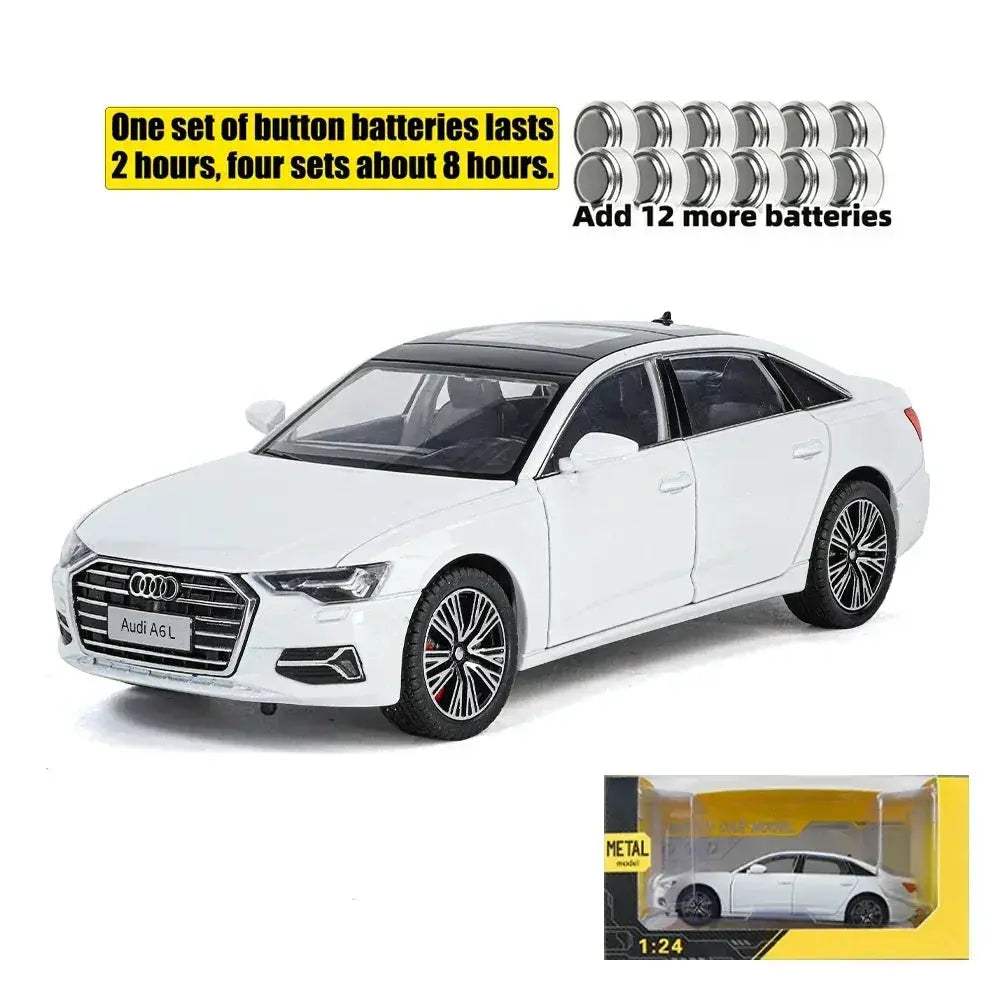  Audi A6L Diecast Model With Sound And Light -   -  ToylandEU™