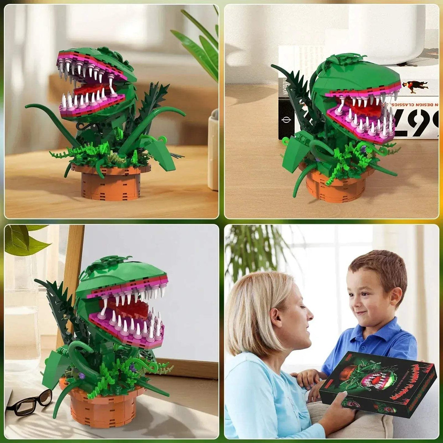 Audrey II Piranha Plant Lego Compatible Building Kit - ToylandEU