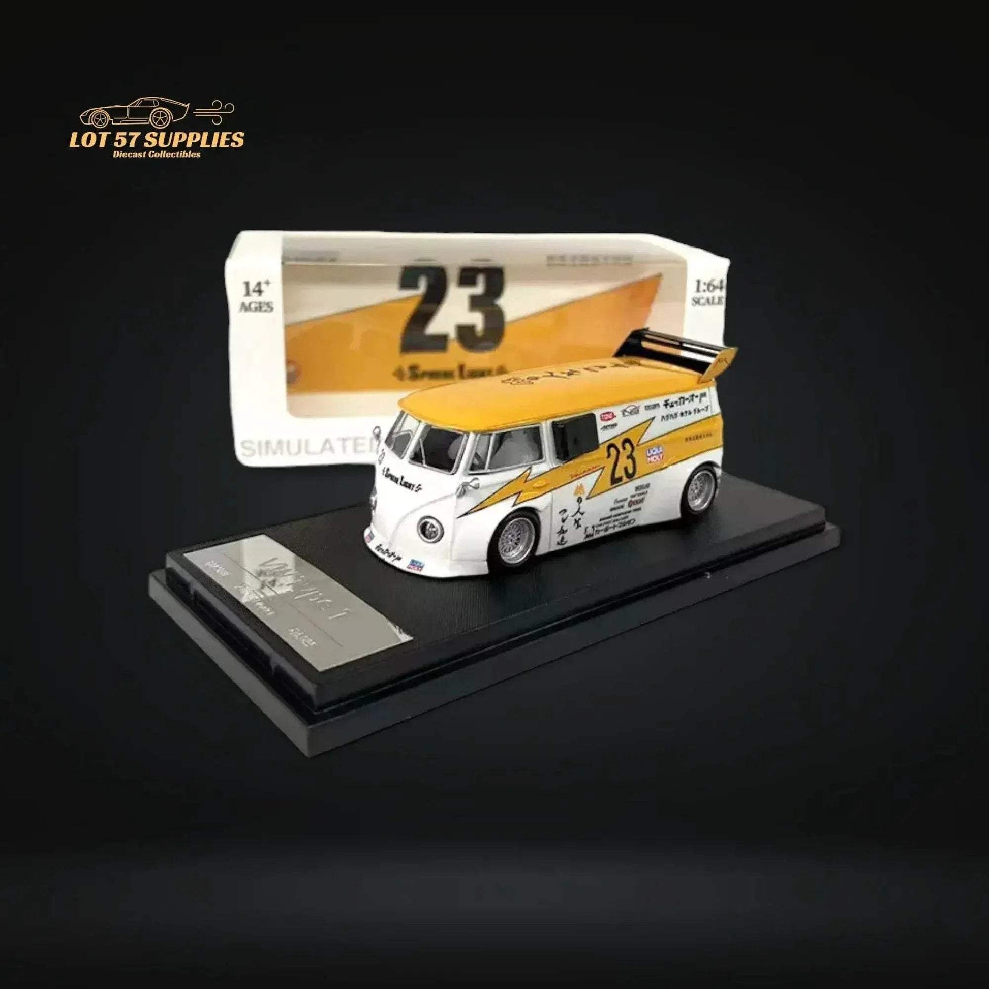 Aurora Model VW Volkswagen T1 Van Bus Lighting #23 Livery 1:64 - ToylandEU