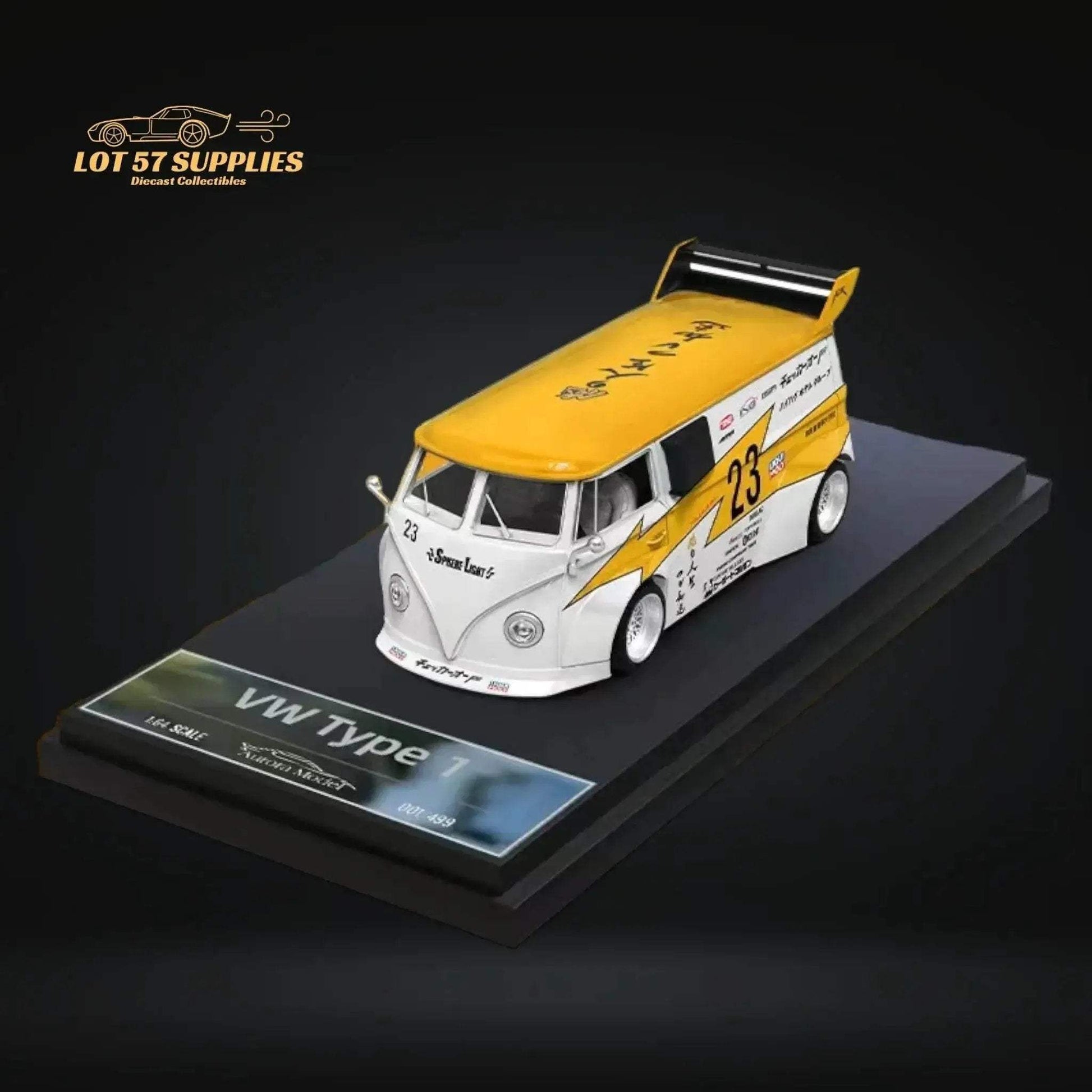 Aurora Model VW Volkswagen T1 Van Bus Lighting #23 Livery 1:64 - ToylandEU