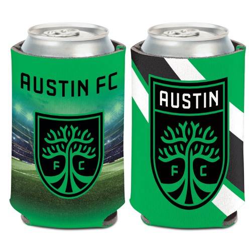Austin FC 12oz Imprinted Can Cooler Foam Sleeve USA Made - ToylandEU