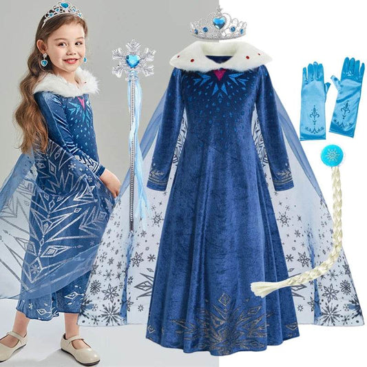 Authentic Disney Elsa Costume Lace Decoration For Girls - ToylandEU