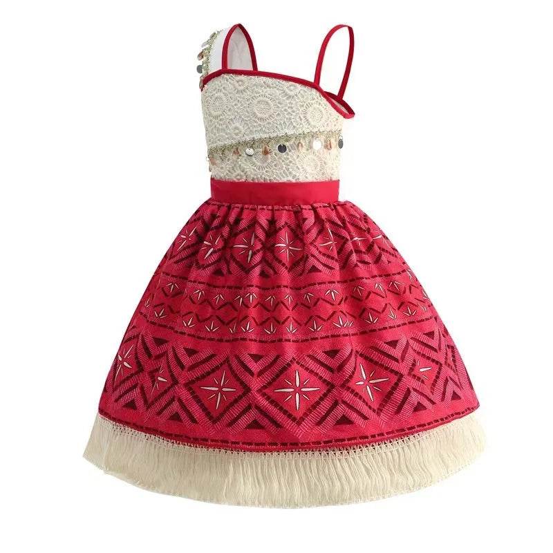 Authentic Disney Moana Dress Costume For Girls Party Lace - ToylandEU