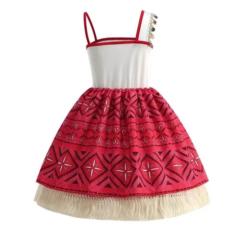 Authentic Disney Moana Dress Costume For Girls Party Lace - ToylandEU