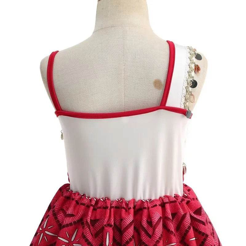 Authentic Disney Moana Dress Costume For Girls Party Lace - ToylandEU