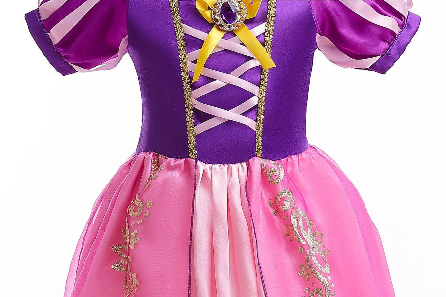 Authentic Disney Rapunzel Dress Puff Sleeve For Girls - ToylandEU