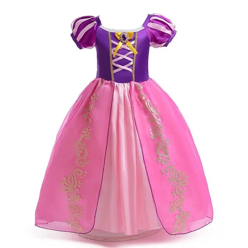 Authentic Disney Rapunzel Dress Puff Sleeve For Girls - ToylandEU