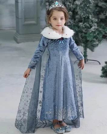 Authentic Disney Snow Queen Elsa Costume Lace For Girls - ToylandEU