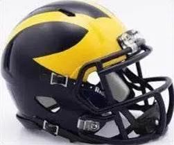  Michigan Wolverines Riddell Full Size Authentic Helmet -  ToylandEU™