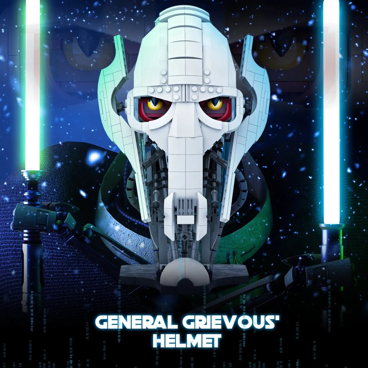 Authentic General Grievous Helmet Building Blocks Set for Adults - ToylandEU