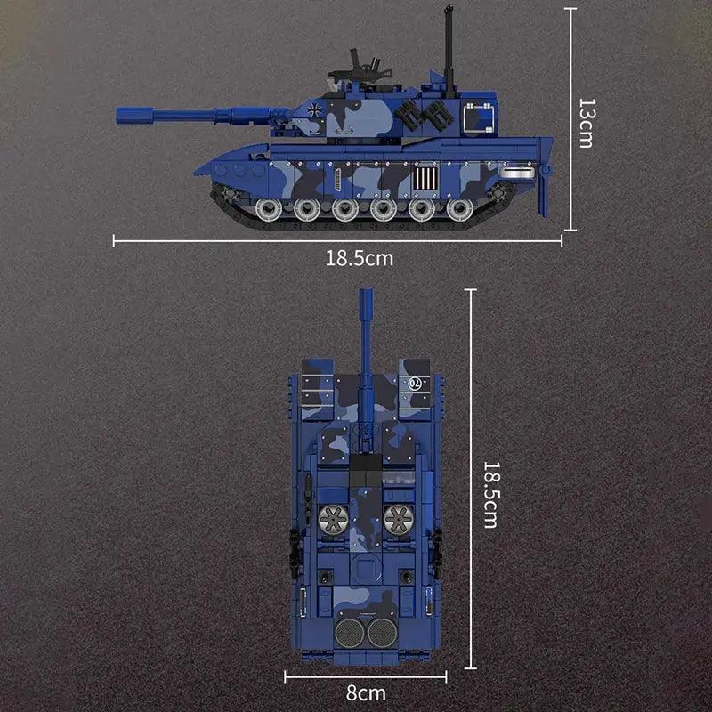  Authentic King Tiger World War II Military Tank Blocks Set -  ToylandEU™