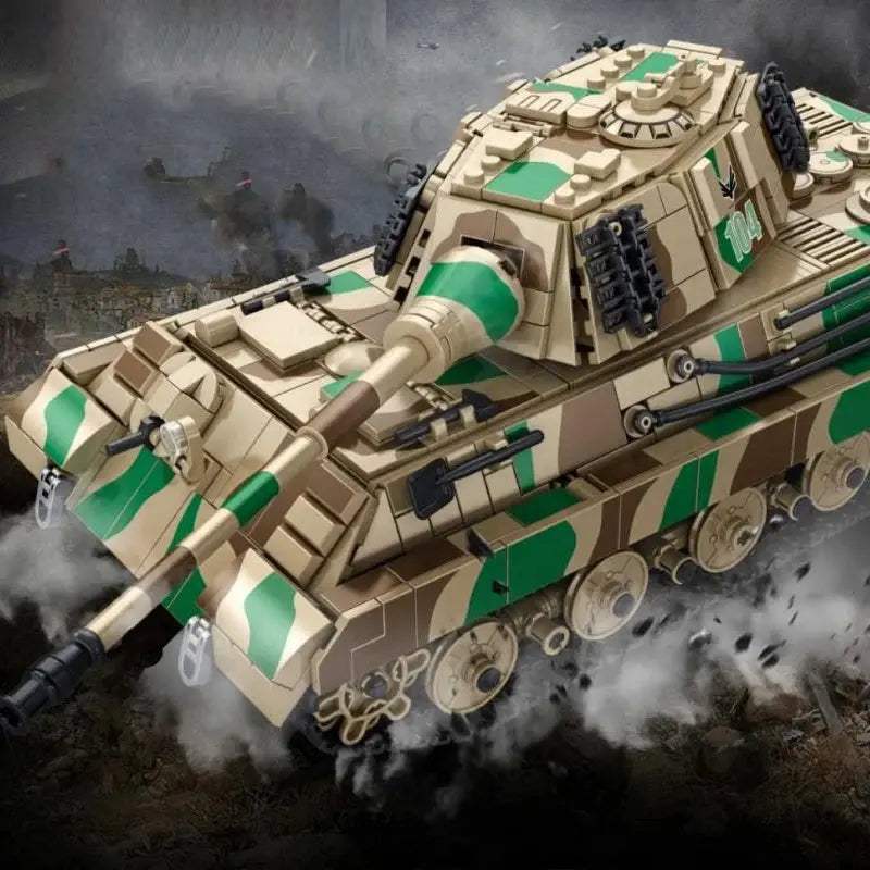  Authentic King Tiger World War II Military Tank Blocks Set -  ToylandEU™