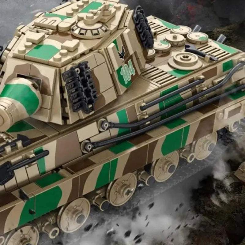  Authentic King Tiger World War II Military Tank Blocks Set -  ToylandEU™