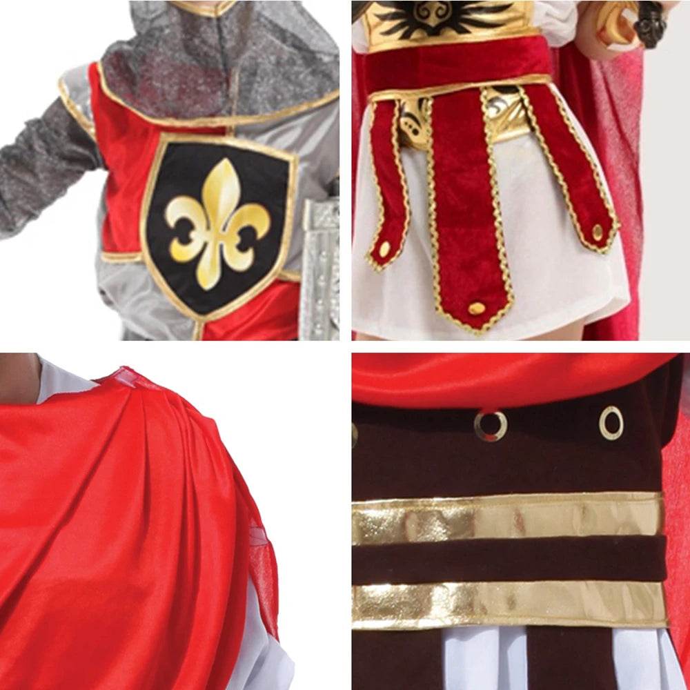 Authentic Knight Costume Deluxe Medieval Armor For Kids - ToylandEU