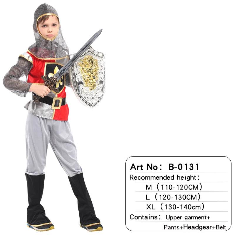 Authentic Knight Costume Deluxe Medieval Armor For Kids - ToylandEU