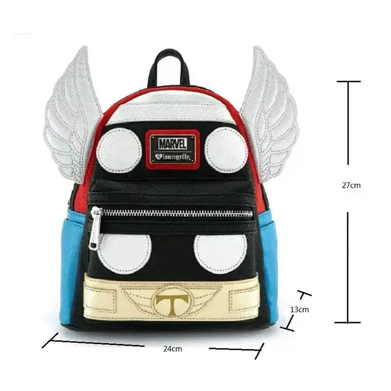 Authentic Marvel Thor PU Leather Backpack Double Strap For Cosplay And School - ToylandEU