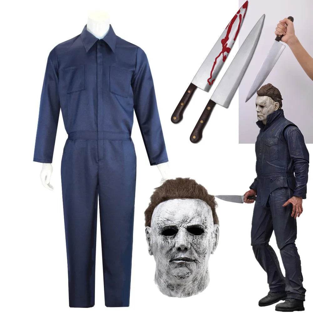 Authentic Michael Myers Costume Blood Splatter For Adults - ToylandEU