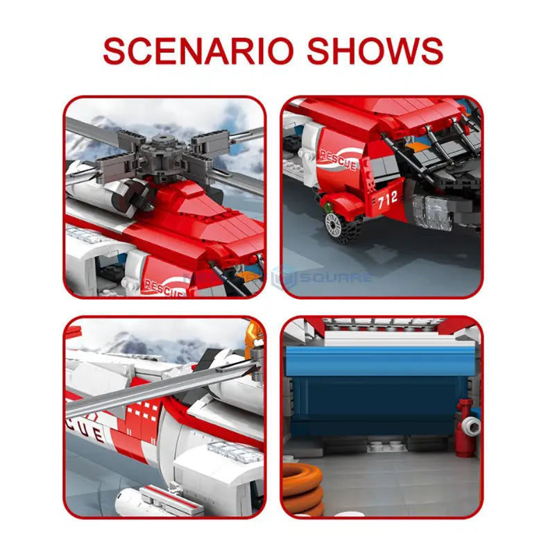 Authentic Military Building Block Model Lego Compatible HH 60J Guard Rescue Helicopter 88012 For Builders And Collectors - ToylandEU