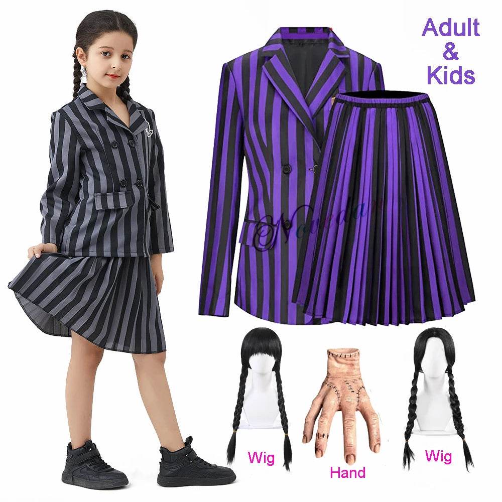 Authentic Nevermore Academy Wednesday Cosplay Uniform Women - ToylandEU