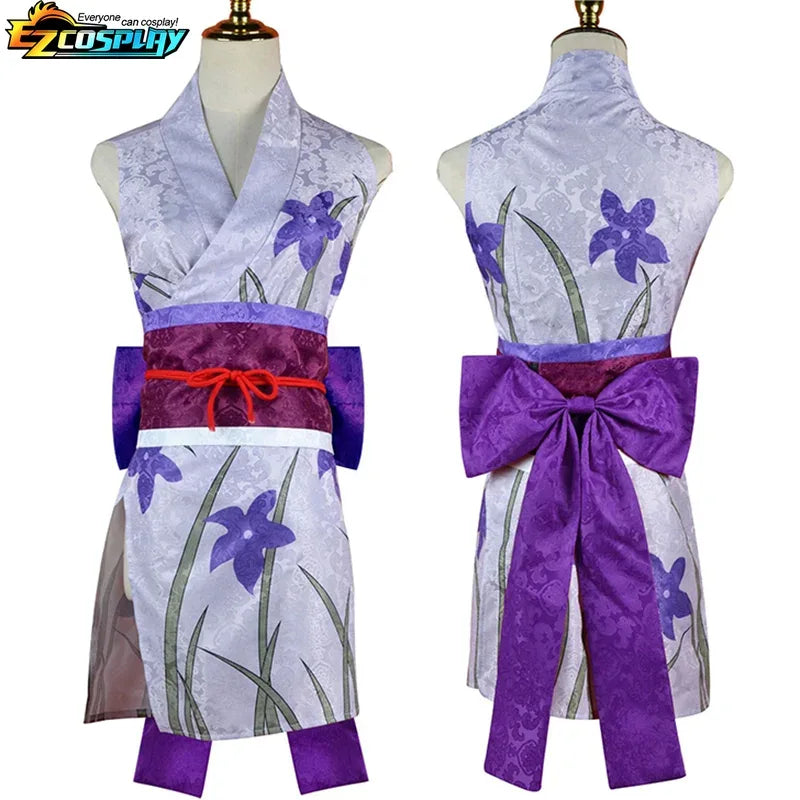 Authentic Nico Robin Cosplay Costume With Kimono Dress Wig - ToylandEU