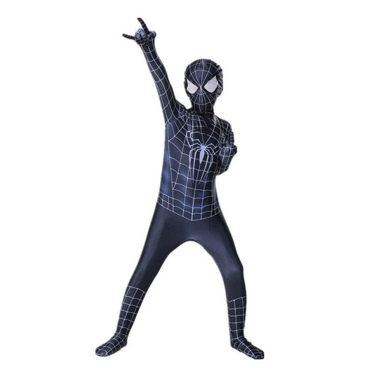 Authentic Spider Man Jumpsuit Costume Black Mask Halloween - ToylandEU