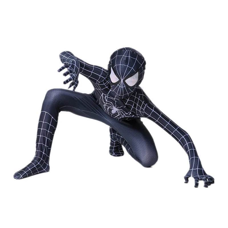 Authentic Spider Man Jumpsuit Costume Black Mask Halloween - ToylandEU