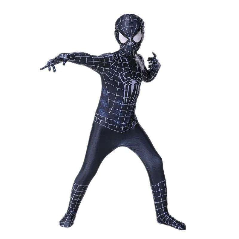 Authentic Spider Man Jumpsuit Costume Black Mask Halloween - ToylandEU