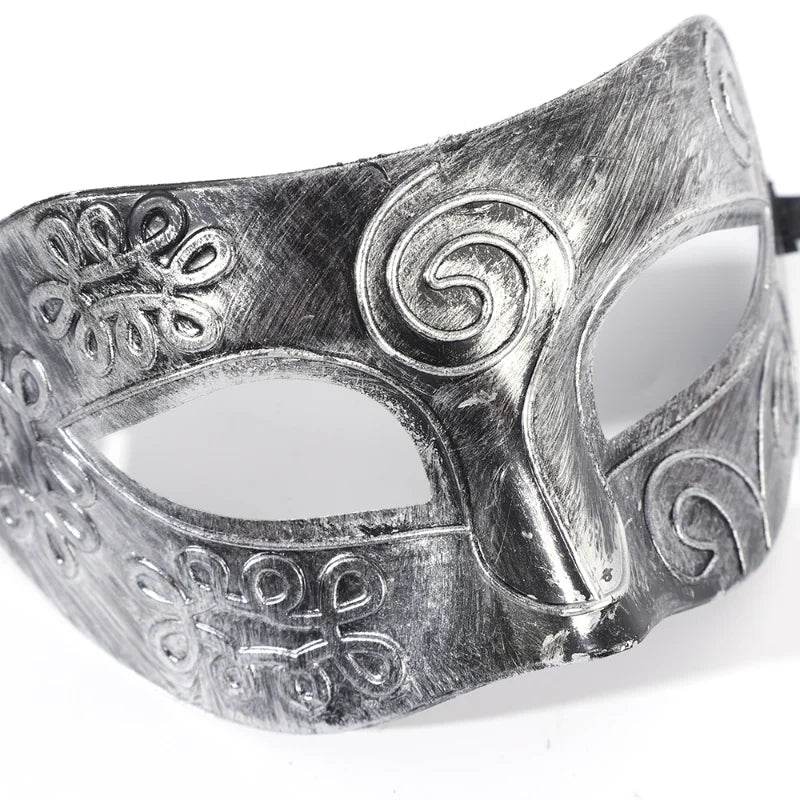Authentic Vintage Metal Half Face Mask For Halloween Costume - ToylandEU