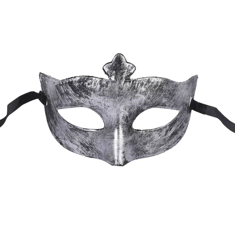 Authentic Vintage Metal Half Face Mask For Halloween Costume - ToylandEU
