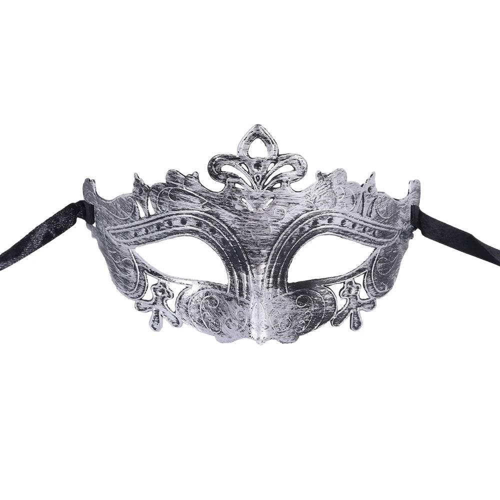Authentic Vintage Metal Half Face Mask For Halloween Costume - ToylandEU