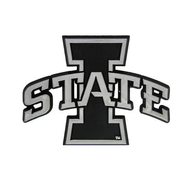  Iowa State Cyclones Auto Emblem Silver Chrome Badge -  ToylandEU™