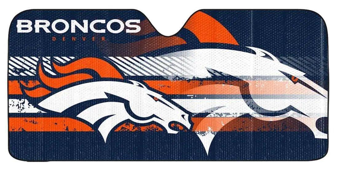  Denver Broncos Auto Sun Shade 59x27 Reflective UV Blocking -  ToylandEU™