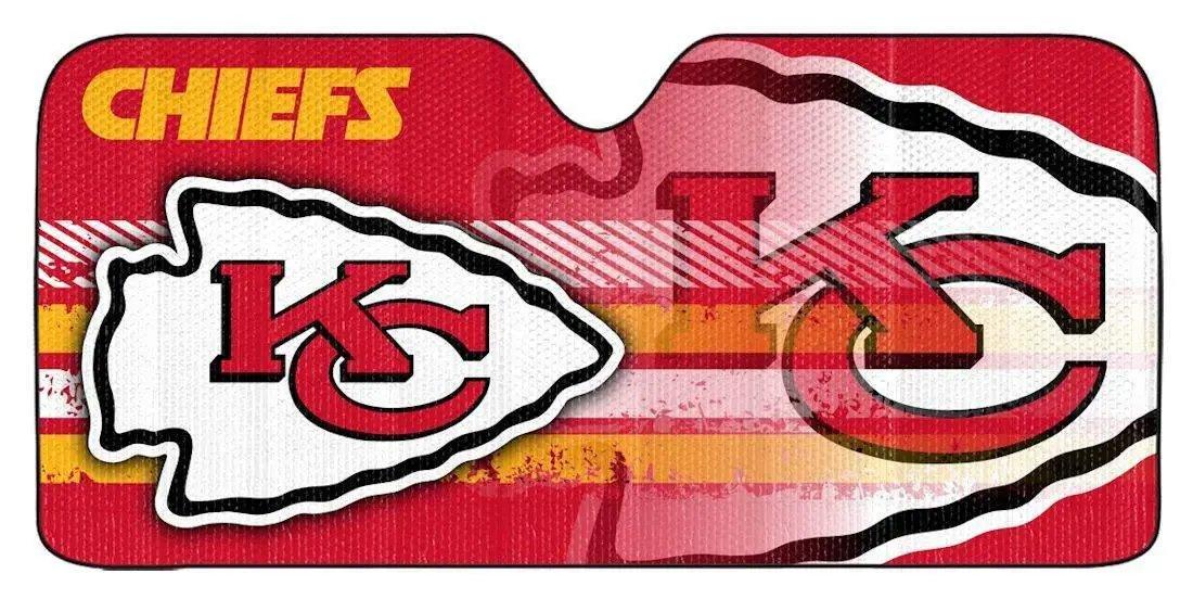  Kansas City Chiefs Auto Sun Shade 59 By 27 Inches Durable -  ToylandEU™