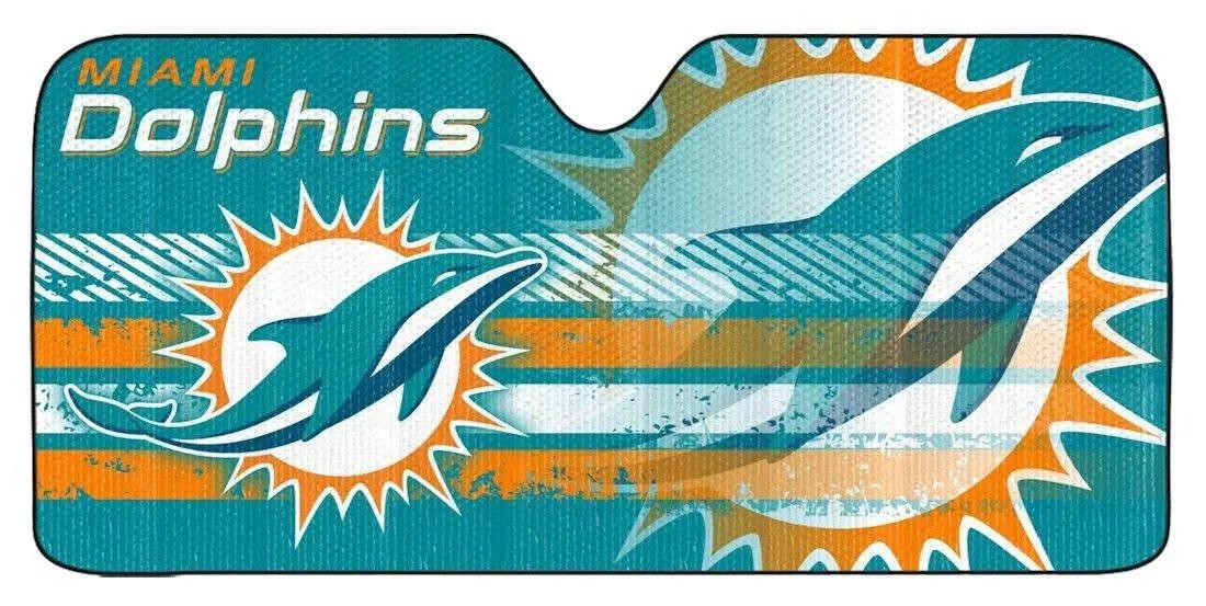  Miami Dolphins Auto Sun Shade Reflective UV Blocking 59x27 -  ToylandEU™