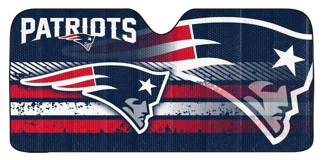  New England Patriots Auto Sun Shade 59x27 Inches For Cars -  ToylandEU™