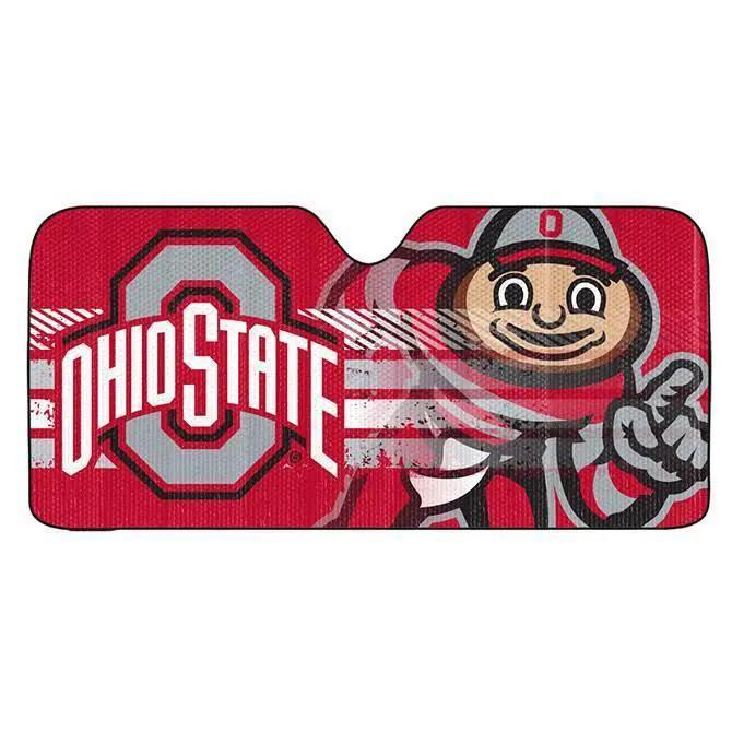  Ohio State Buckeyes Auto Sun Shade 59x27 Reflective -  ToylandEU™