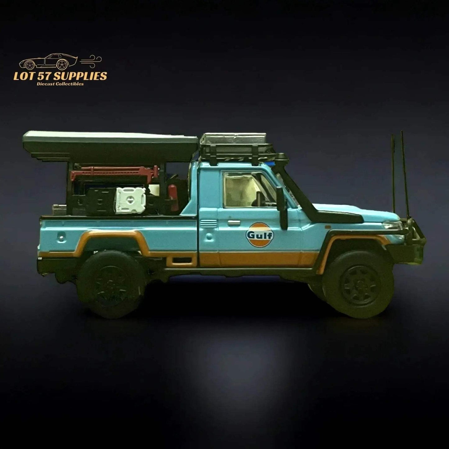 AutoBots Models Toyota Land Cruiser LC79 Gulf Livery 1:64 Limited to 699 PCS - ToylandEU