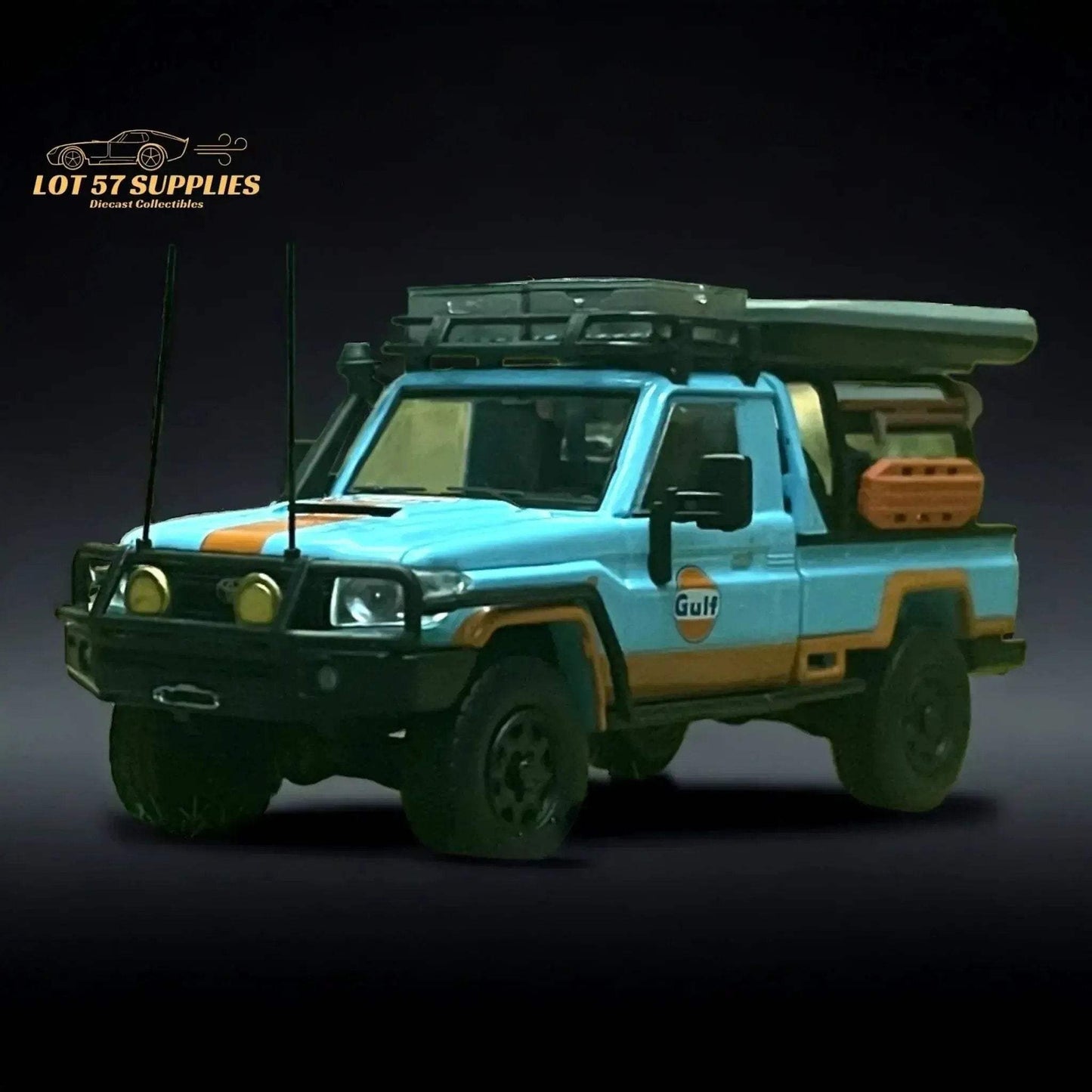 AutoBots Models Toyota Land Cruiser LC79 Gulf Livery 1:64 Limited to 699 PCS - ToylandEU