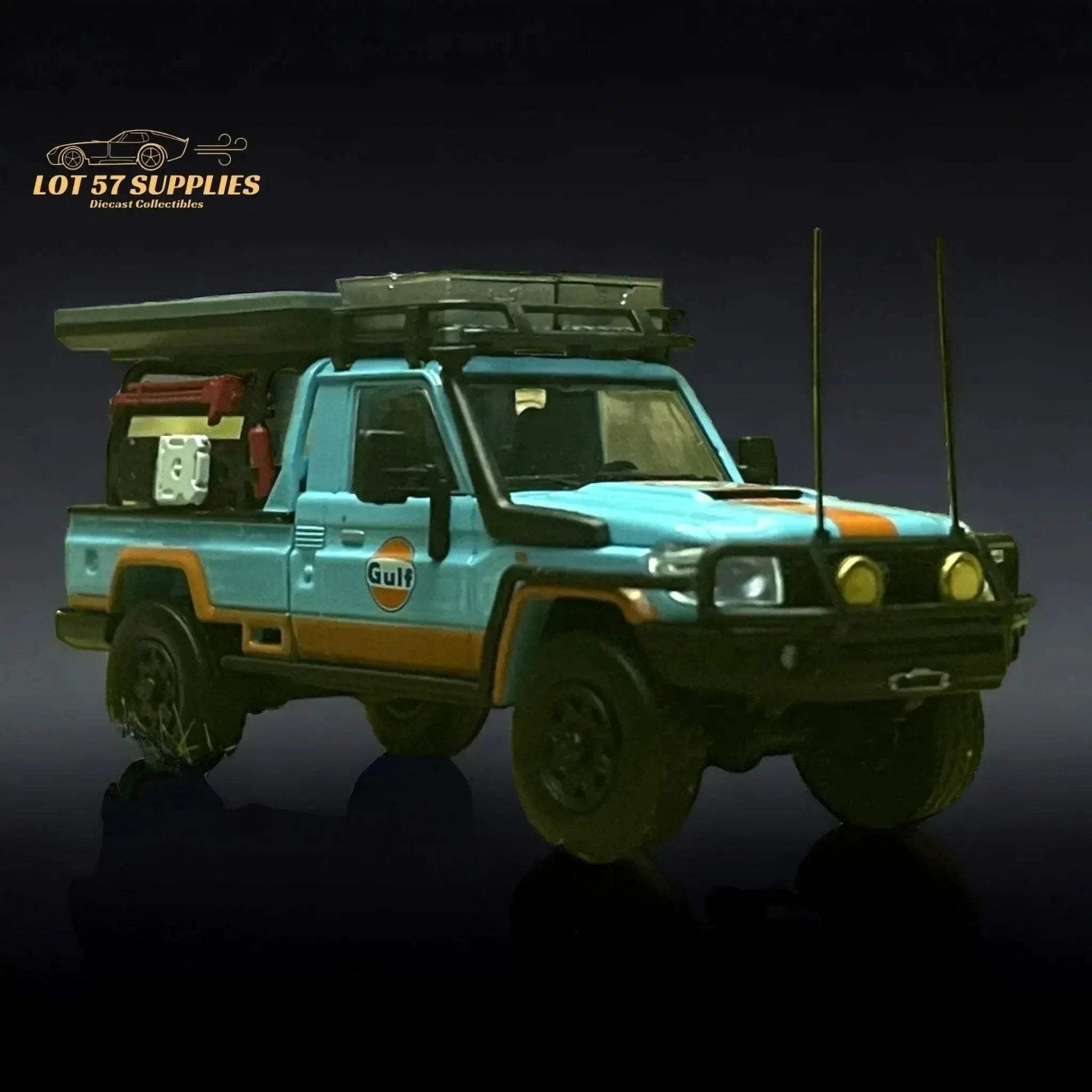 AutoBots Models Toyota Land Cruiser LC79 Gulf Livery 1:64 Limited to 699 PCS - ToylandEU