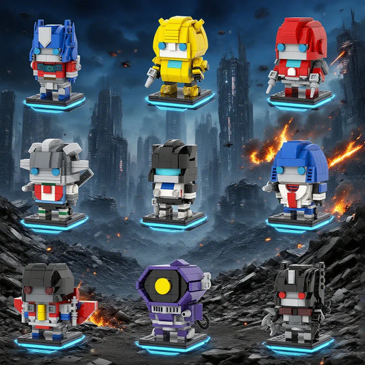 Autobots BrickHeadzed Educational Building Blocks Set For Kids - ToylandEU