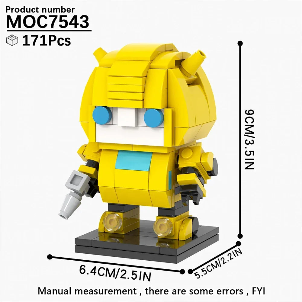 Autobots BrickHeadzed Educational Building Blocks Set For Kids - ToylandEU