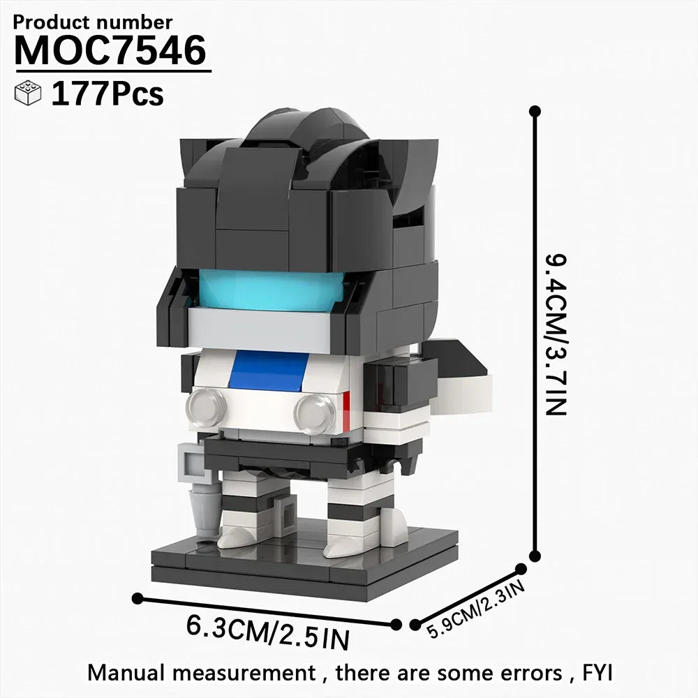 Autobots BrickHeadzed Educational Building Blocks Set For Kids - ToylandEU