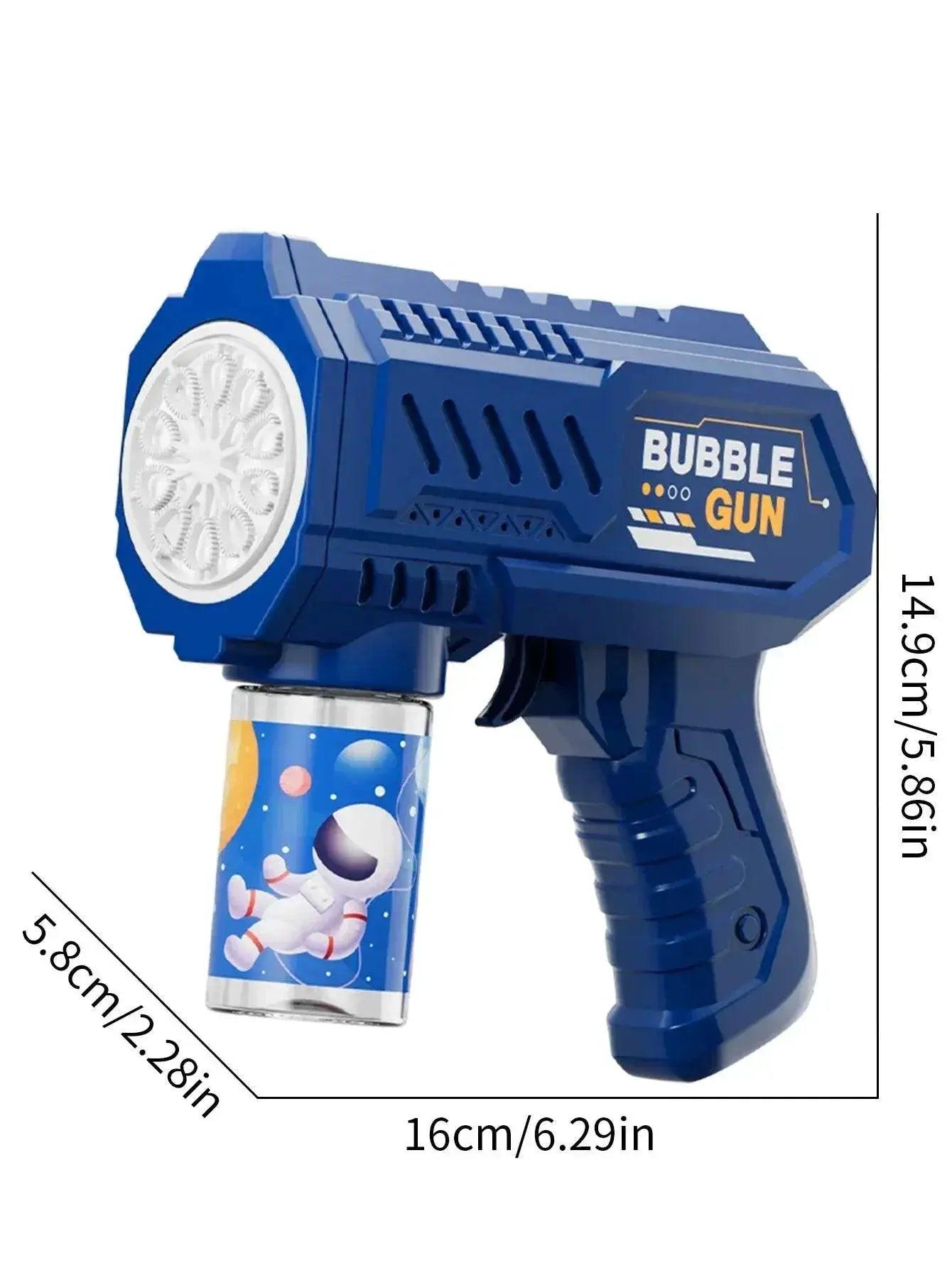  Fully Automatic Bubble Gun Rocket Bubbles Machine Automatic Blower with Bubble Liquid Toy for Kids Beach Outdoor Gifts -  ToylandEU™