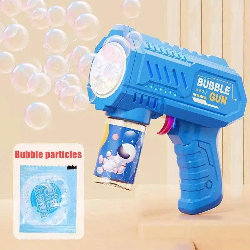  Fully Automatic Bubble Gun Rocket Bubbles Machine Automatic Blower with Bubble Liquid Toy for Kids Beach Outdoor Gifts -  ToylandEU™