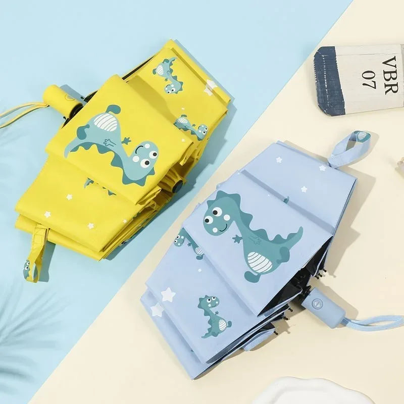 Automatic Dinosaur Umbrella For Kids Portable Folding - ToylandEU