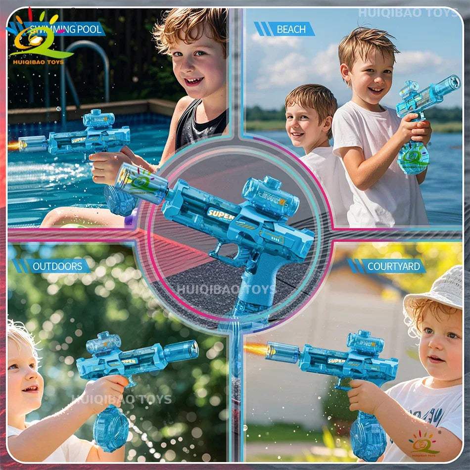 Automatic Electric Water Gun With Pulse Action For Outdoor Fun - ToylandEU